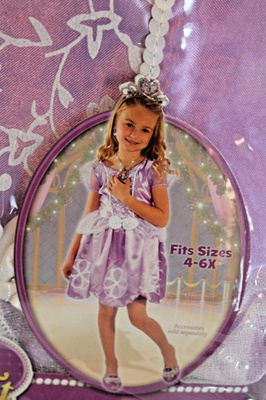 open lace back dress Amazon.com: Disney Princess Sofia the First Dress and Tiara Set : Toys &  Games main image 1