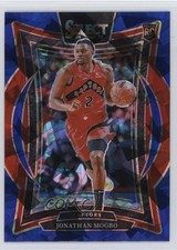 2024-25 Panini Select Concourse Blue Cracked Ice Prizm Jonathan Mogbo #87 19c6
