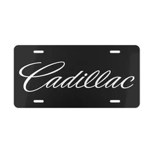 Cadillac Car Front License Plate Tag Vanity Style – Auto Metal Aluminum