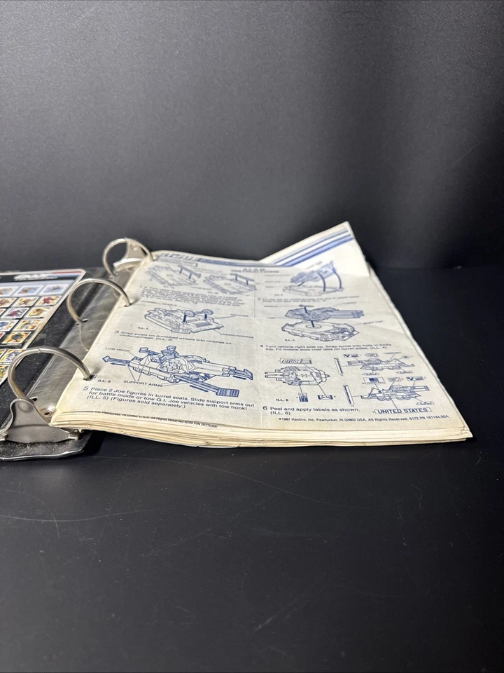 ¡Lote! Figura de acción GI Joe original de los años 80 vehículo juego instrucciones papeles Foto 3 de 4