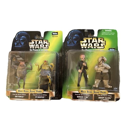 NEW Star Wars Power of the Force - Max Reno Band Pairs - Set of 2 - Sealed
