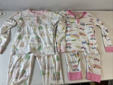 Lot of 2 Beaufort Bonnet Company Size 6-7 Animal Christmas Pajamas Long Sleeve
