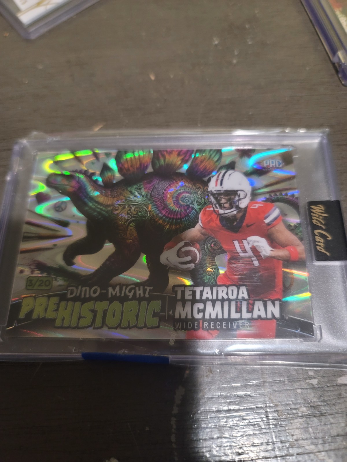 Tetairoa McMillan Rookie Dinomight Numbered 3/20