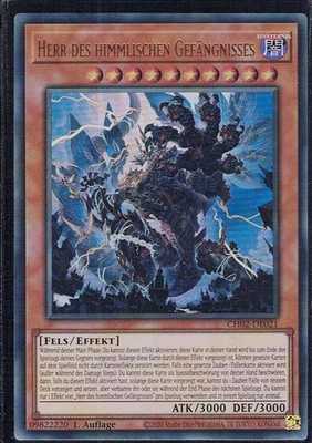 Yu-Gi-Oh CH02-DE021 Herr des himmlischen Gefängnisses Deutsch.
