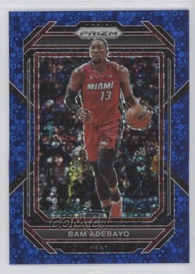 2022-23 Panini Prizm Fast Break Blue Prizm 25/150 Bam Adebayo #155 p0i