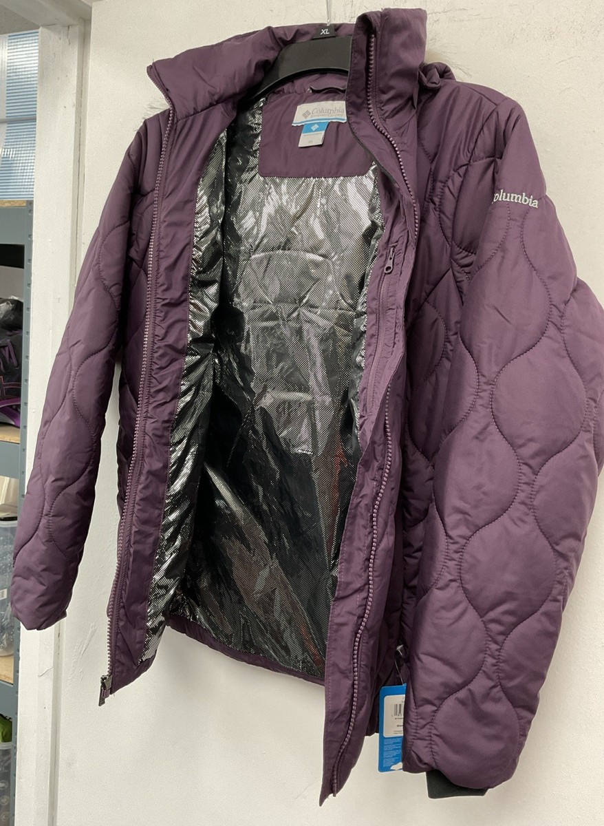 Columbia Women's Omni-Heat Frosty Heights Plum Jacket - Extra