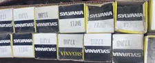 Matched Quad/NIB Sylvania 17JN6 Compactron Beam-Power Pentode Tubes Sweep (qty)