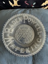 Baden Powell Relief Of Mafeking 17th May 1900 Clear Glass Commemorative Plate