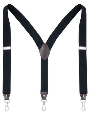 Men's Suspenders with Swivel Hooks and Elastic Straps Y-back, for Heavy Duty,...