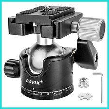 Ball Head 360 Degree Rotating Panoramic Tripod Heads with Quick Release Plate...