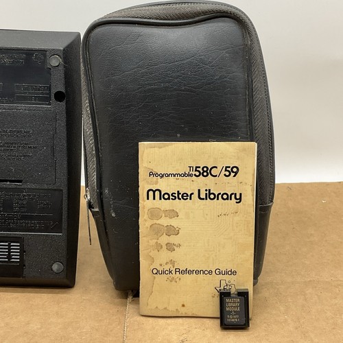 Texas Instruments TI-58C Programmable Calculator Master Library 1 ungetestet - Bild 7 von 14