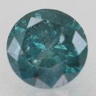 0.50 Carat Vivid Blue Round Brilliant Natural Enhanced Loose Diamond 5.12m VIDEO — photo 1