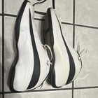 DADA Supreme Men's White/Black Colorblock Low Top Lace-Up Basketball Sneakers — photo 4