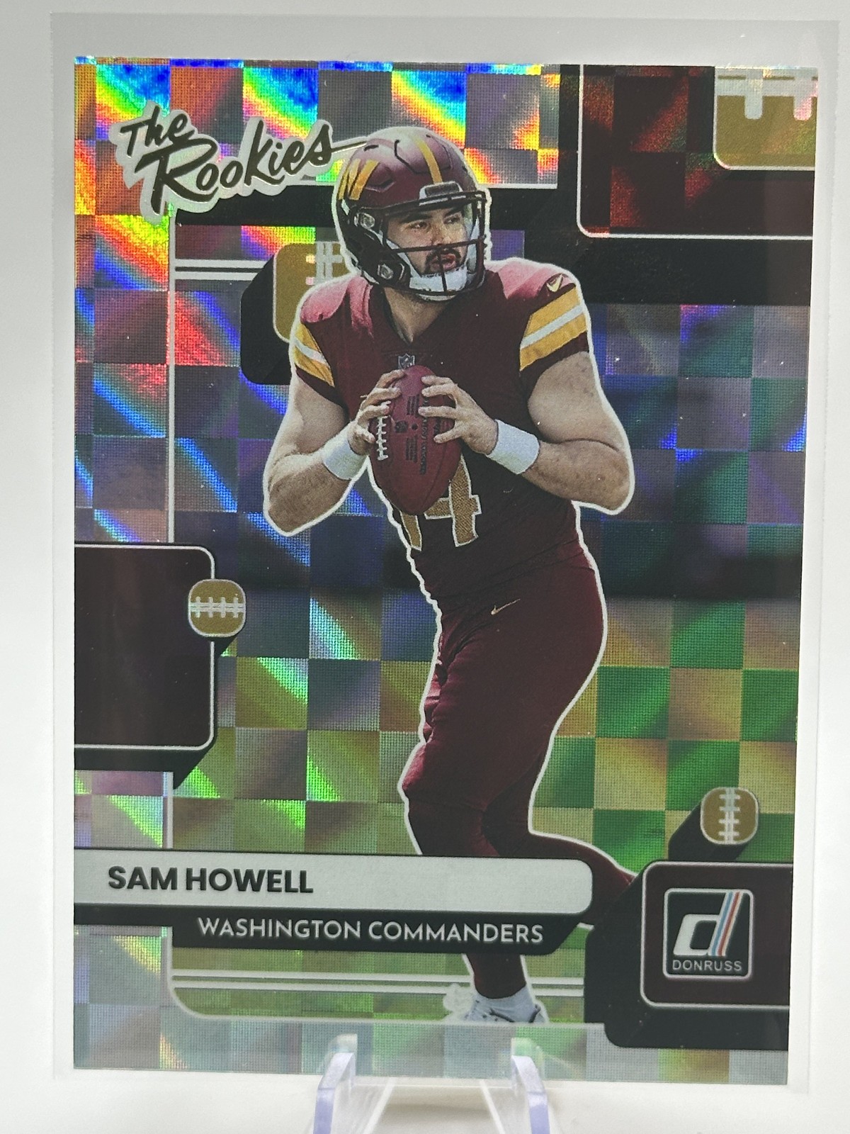 2022 Panini Donruss Optic - The Rookies Sam Howell #TR-5 (RC) - Commanders QB