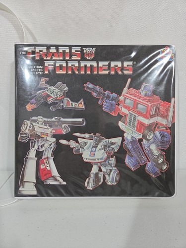 Kid Stuff The Transformers Vintage Audio Cassette Carrying Case Rare