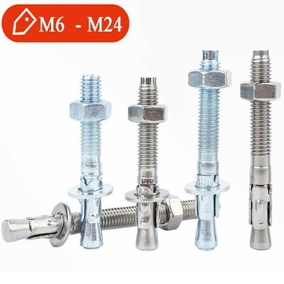 Throughbolt Fixings Through Anchor Wedge Bolts Brick Wall Masonry Concrete Stone