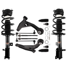 Front Struts w/ Coil Spring + Lower Control Arms For Dodge Journey 2009-2018