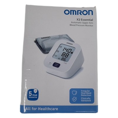 OMRON X2 Essential - Digitales Blutdruckmessgerät für Oberarm | validierter Blut