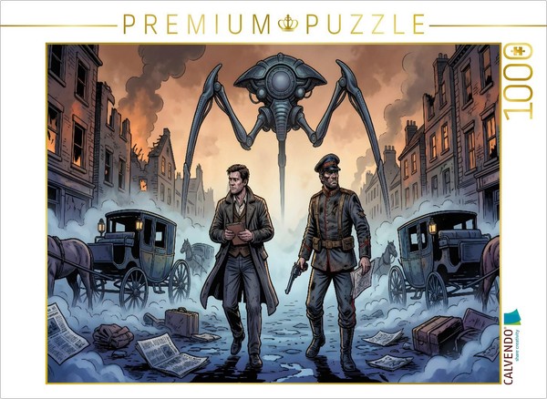 Calvendo Puzzle The Tripods' Hunt Begins | 1000 Pieces, Finished Size 25.2 × 18.-image