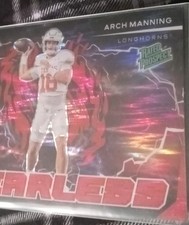 Panini Prizm Draft Picks Arch Manning Texas Longhorns Serial #14/49 Lot of 2