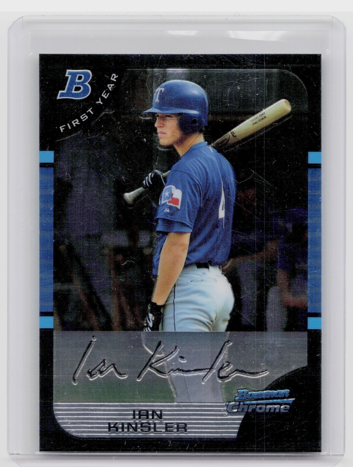 2005 Bowman Chrome Ian Kinsler RC #171 Rangers