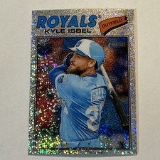 2026 Topps Heritage Kyle Isbel #365 Chrome Silver Sparkle Refractors