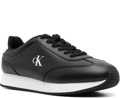 Calvin Klein Jeans Trainers Runner Lace Up Sneaker Black