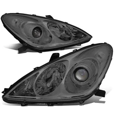 Fit 04-06 Lexus ES330 Smoked Lens Projector Headlight Head Lamp Set Left & Right