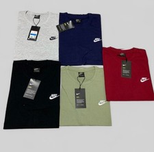 NIKE MENS EMBROIDERED SOFT COTTON SHORT SLEEVE T-SHIRT