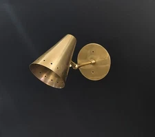 wall fixture Raw brass Mini wall sconce - sconce - sputnik light - Italian brass