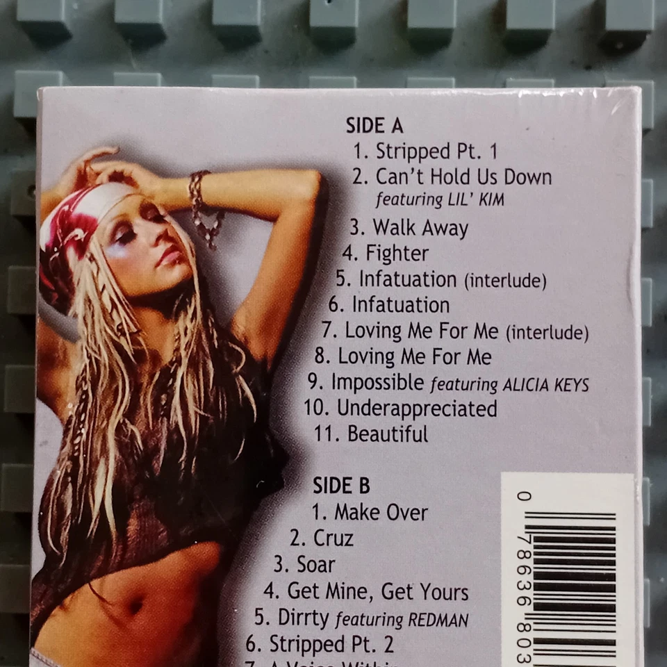 Christina Aguilera Stripped (2002, RCA/BMG) Original Indonesia Cassette Tape Nos - Image 3 of 4