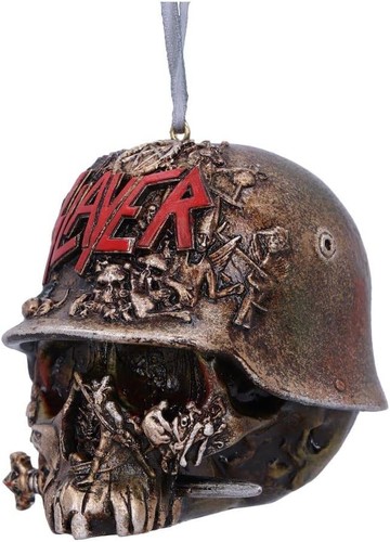 Nemesis Now Slayer Skull Hanging Ornament 8cm, Bronze - Picture 7 of 9