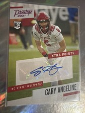 2021 Panini Chronicles Prestige DP Cary Angeline #PS-CAG Rookie Auto NC State