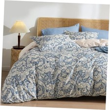 Ultra Soft Floral Duvet Cover Size, Queen Multicolor-02 No Comforter 