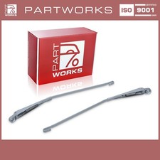 2x Scheibenwischerarme für PORSCHE 911 F bis -'67 912 SILBER EDELSTAHL