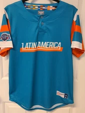 Latin America Official Gear Baseball Jersey Youth Medium Little League Shirt