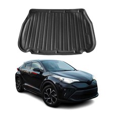 Kofferraumwanne Laderaumwanne für Toyota C-HR 2016-2023 Gummi TPE Schwarz