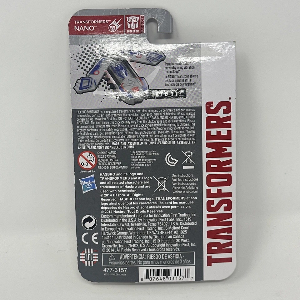 HexBug Nano Transformers BUMBLEBEE SIN USAR, EN CAJA NUEVO 2014 Hasbro Micro Robotic Creature Foto 3 de 3