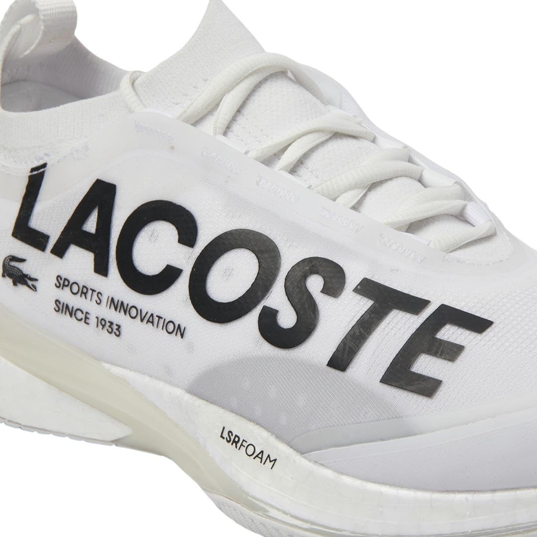Lacoste Men's AG-LT25 Lite Sneaker, White, 9.5 9.5, White thumbnail 7
