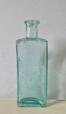 Antique Medicine Glass Bottle - Crumpsall Biscuit Works C.W.S - Manchester