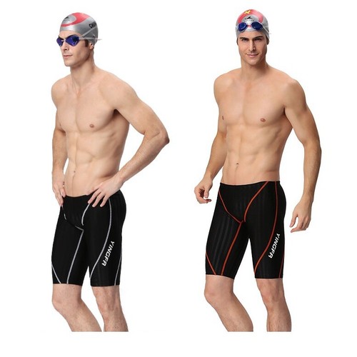 Yingfa FINA Approved Men Professional Jammers Swimming Trunks Racing Swim Shorts