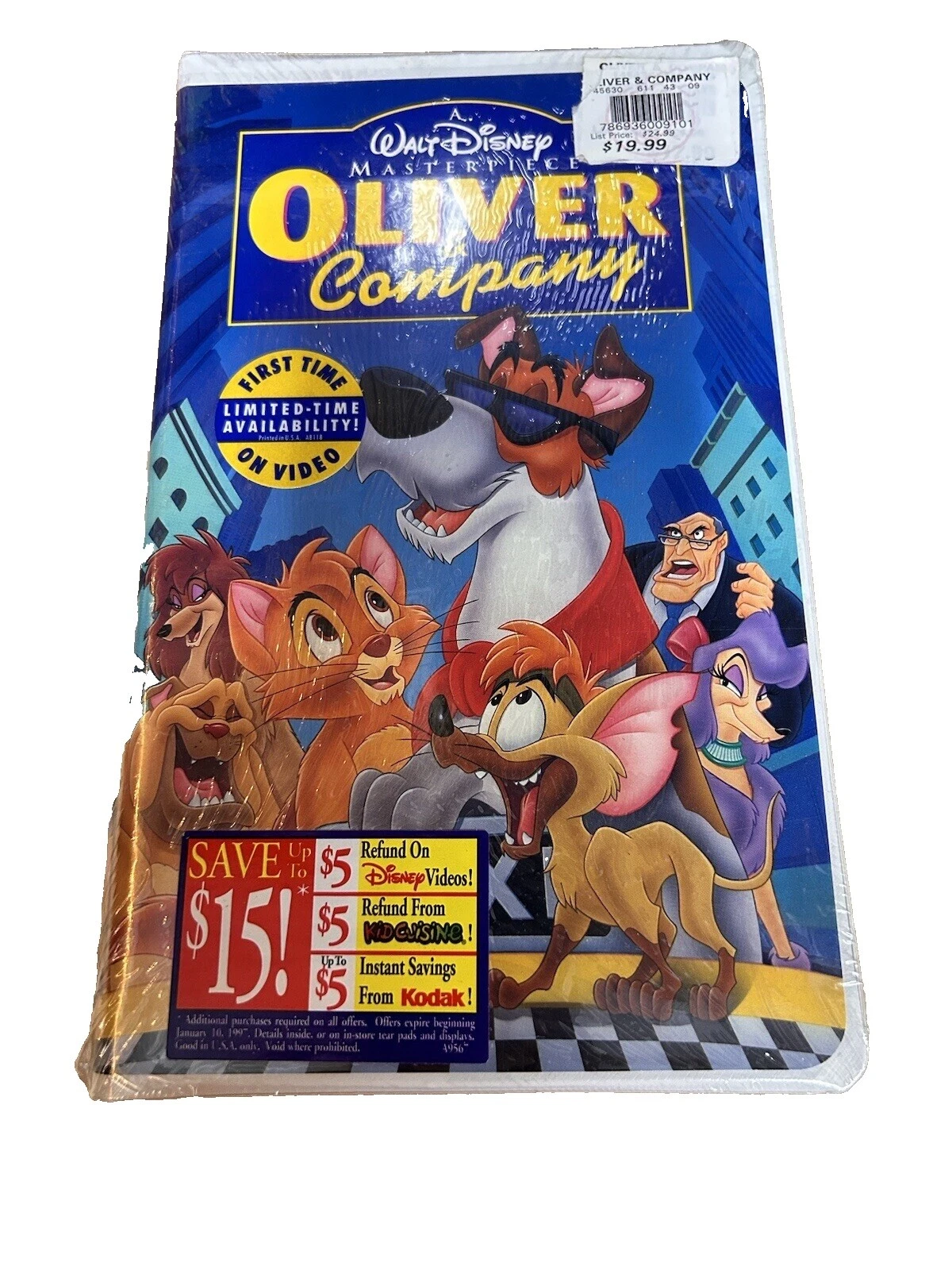 Edição de Colecionador Infantil e Família Fitas VHS de Tempo