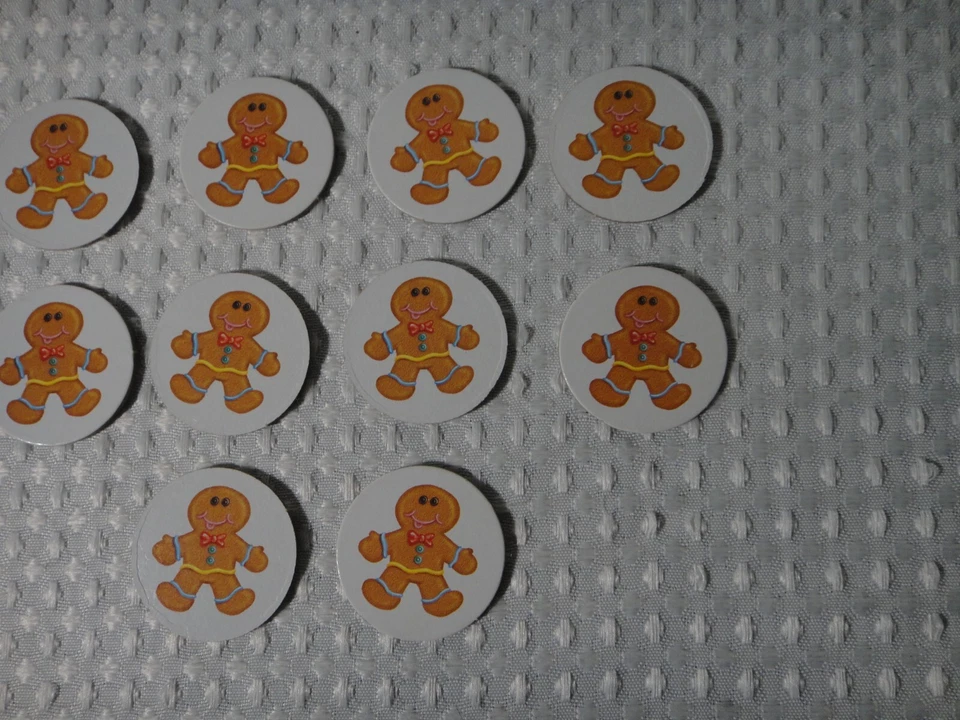 2002 Milton Bradley Candy Land Bingo Replacement Part Pieces Gingerbread Markers - Image 3 of 4
