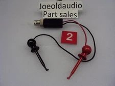 E Z HOOK  2 1/4" Red/Black Hooks to BNC Connector. NEW/UNUSED