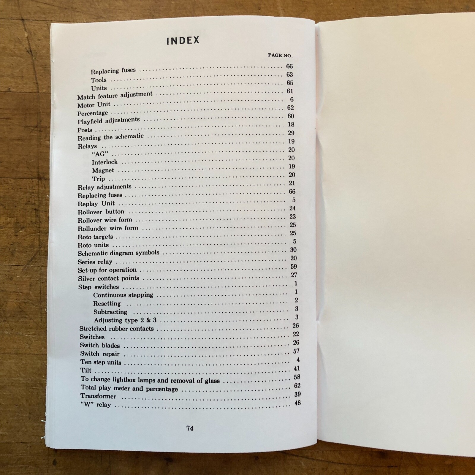 D. Gottlieb & Co. Instruction & Service Manual