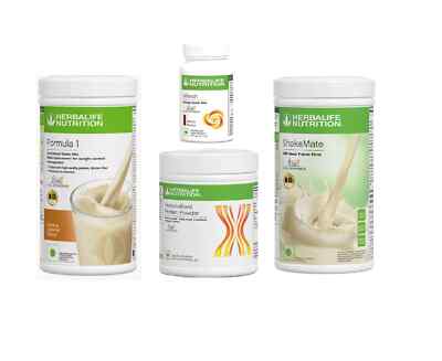 Herbalife Abnehmpaket Banane F1 + Afresh Elichi + PPP Small + Shakemate
