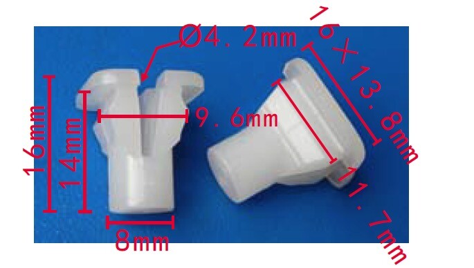 20PCS Fit FIAT Alfa Romeo Lancia Outer Trim Moulding Clips 7663916