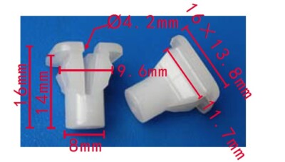 20PCS Fit FIAT Alfa Romeo Lancia Outer Trim Moulding Clips 7663916
