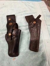 Pair of Vintage Don Hume Leather Gun Holsters-Nice Shape