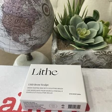 Lithe UHD Brow Sculpt Shaping Wax With Sculpting Brush Clear 7g 0.25oz NEW G1